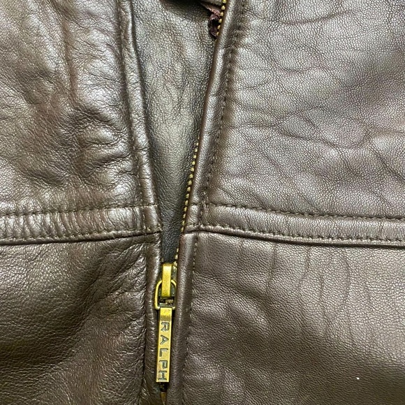 Ralph Lauren Brown Leather Miniskirt - Picture 3 of 9